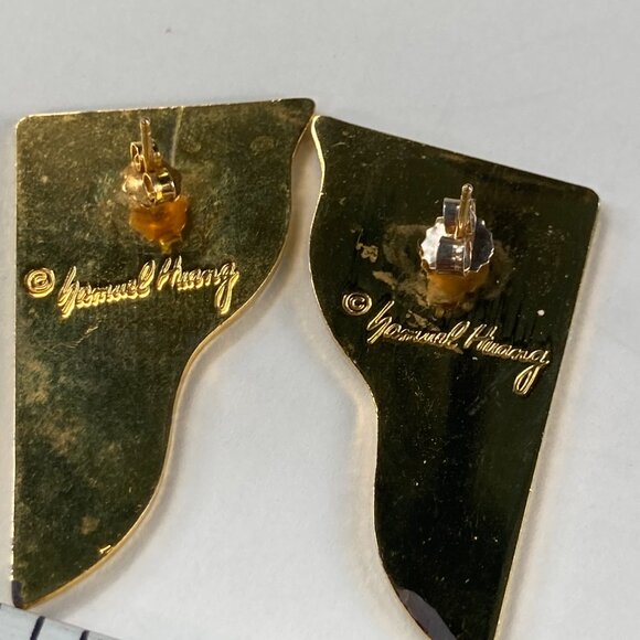 Samuel Huang colorful sun and sky post earrings - Picture 8 of 8